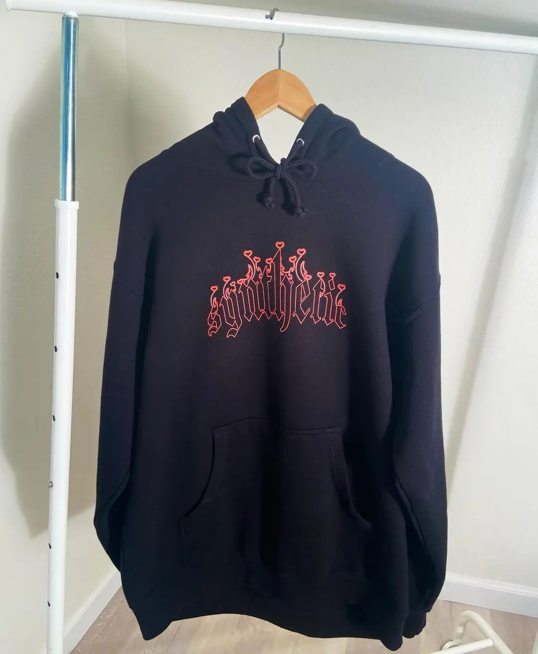 Harajuku Super Dalian Hoodie Winter Street Hip-hop Sweatshirt Skull Heart Print Hooded Couple Sweatshirt Y2K