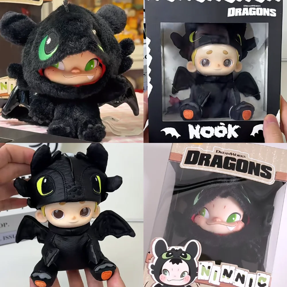 

NOOK NINNIC How To Train Your Dragon Toothless Cute Action Figure Anime Figures Cartoon Collection Model Keychain Doll Gifts Toy