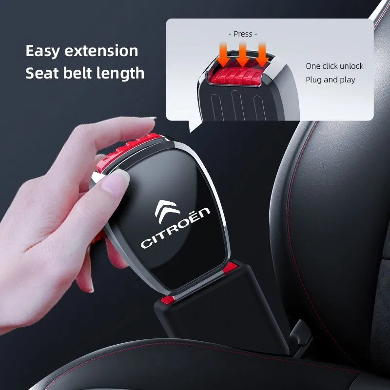 Citroen Auto Sicherheitsgurt Extender Metall Schnalle Extender Für Citroen C1 DS3 C2 C3 Vts C4 Saxo C4L C5 C6 C8 Xsara C3-XR Picasso