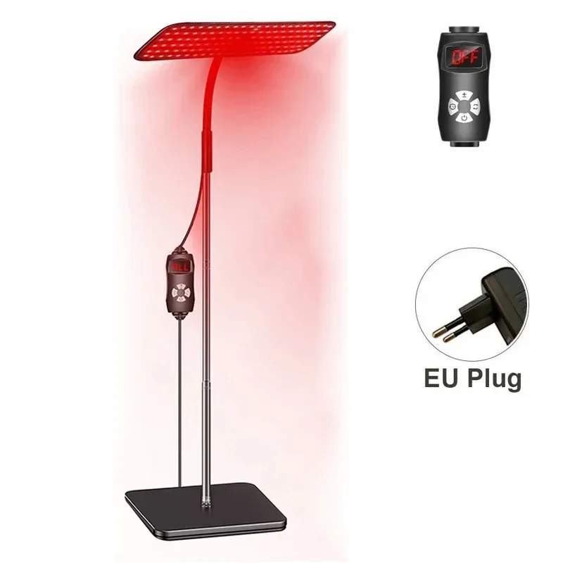 660nm 850nm Nabij-infraroodlichtpaneel Roodlichtlamp met timer Gezicht en lichaam Thuisgebruik Verlichting Pijnapparaat met verstelbare standaard
