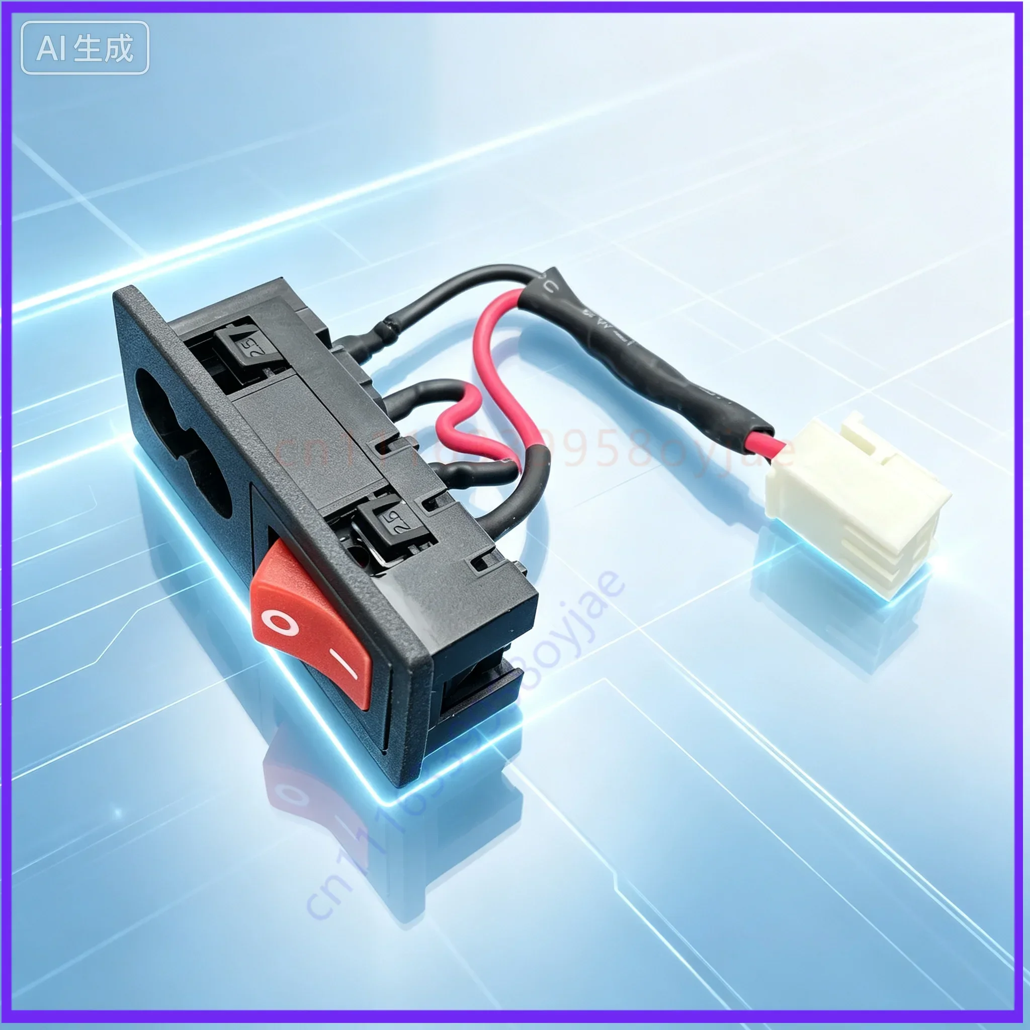 Compact JR-201S AC 8 Figure Socket With Switch 2.5 for JEC  10pcs
