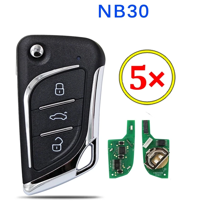 5Pcs/Lot KEYDIY 3 Button Multi-Functional Car Remote Control Key NB30 KD-NB-Series Universal For KD900 URG200 KD-X2