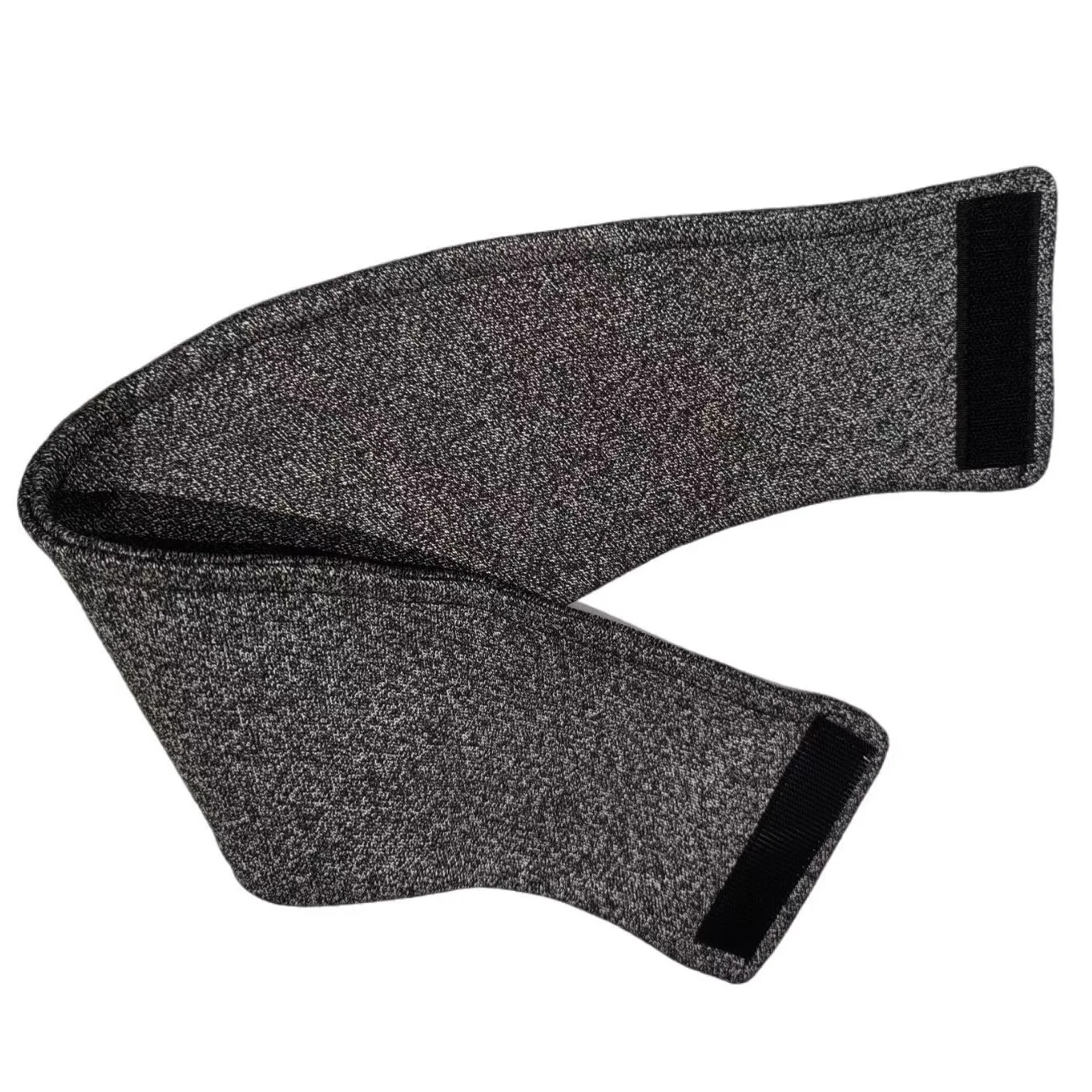 Gray Velcro Short Neck Protection Double-layer Thickened Anti-cut and Anti-cut Neck Protection Security Protective Scarf