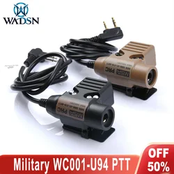 Adaptador PTT Kenwood para headset RAC y Earmor TMC COMTAC