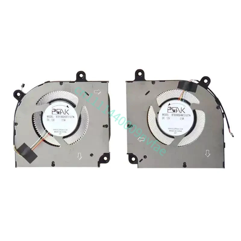 Laptop CPU+GPU Cooling Fan for Xiaomi Redmi RMG2212 2214 2213 2215-AI AD G Pro 2022 Series BN7509S2H-002P A11P1-FAN1 A11P1-FAN2