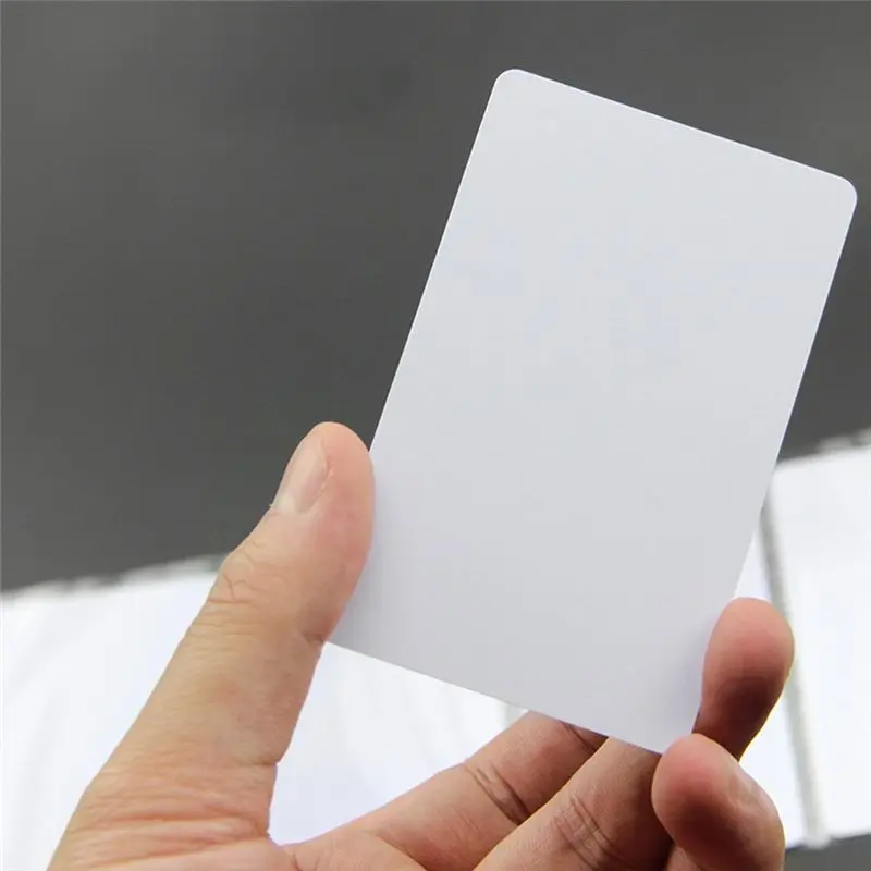 White Card IC Card 50Pcs 13.56Mhz Contactless IC Card Access Card Attendance Card Proximity Card S50 Compatibility