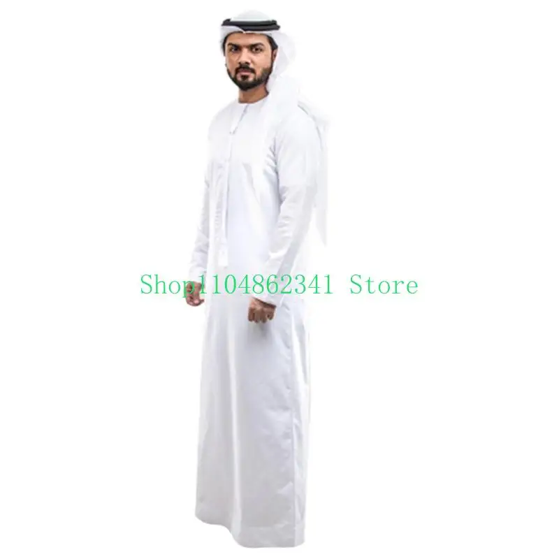 5asd man saudita arabe caftans medio Oriente jubba thobe musulmani abiti musulmani