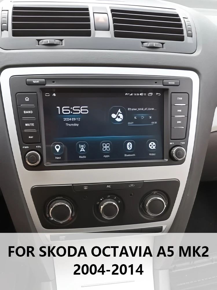 

CHSTEK Car Radio For Skoda Octavia A5 Mk2 2004-2014 Navigation Multimedia Bluetooth Wireless Carplay Android Auto WIFI 4G Stereo