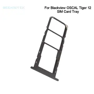 Bilashmart BackShell Original Blackview OSCAL Tiger 12 SIM Card Slot SIM Card Tray Holder Adapter Parts Blackview OSCAL TIGER 12 Smart Phone