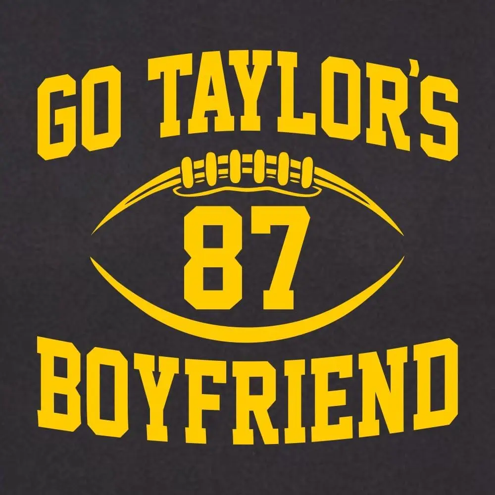 Go All Out Go Taylor's Boyfriend Funny Football Mens Women Deluxe Soft T-Shirt