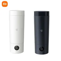 Xiaomi Mijia Portable Electric Heating Cup 2 Temperature LED Thermos 316 Stainless Steel Boiling Cup Kettle For Travel Coffee