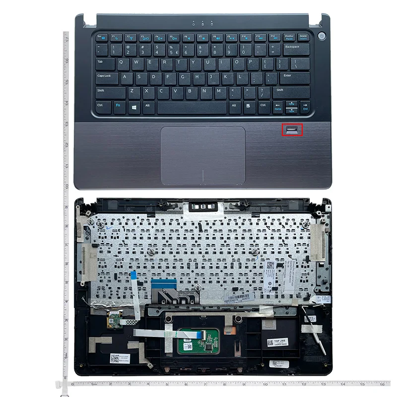 Palmrest Top Case Capa para Dell Vostro V5460 5460 V5460d 5470 V5470 5470r us Teclado Caixa Superior com ou sem Impressão Digital Novo