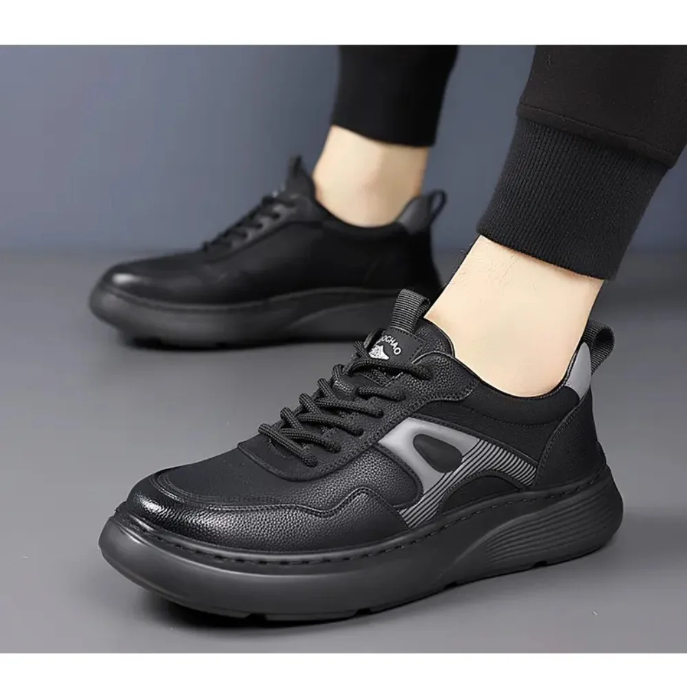 

New breathable white men's shoes for spring 2026, trendy, fashionable, versatile, sports, student and casual shoes