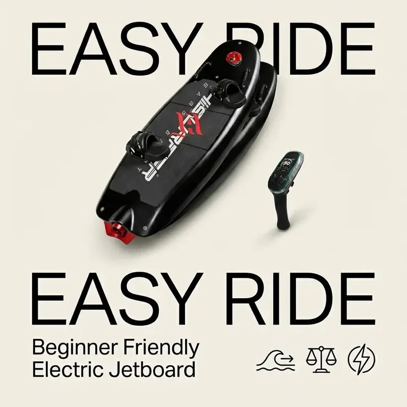 New Design Wireless Remote Control EPP Electric Surfboard 72V 55KM Range 12KW Power Eco-Friendly Waterproof Ocean Jet Board