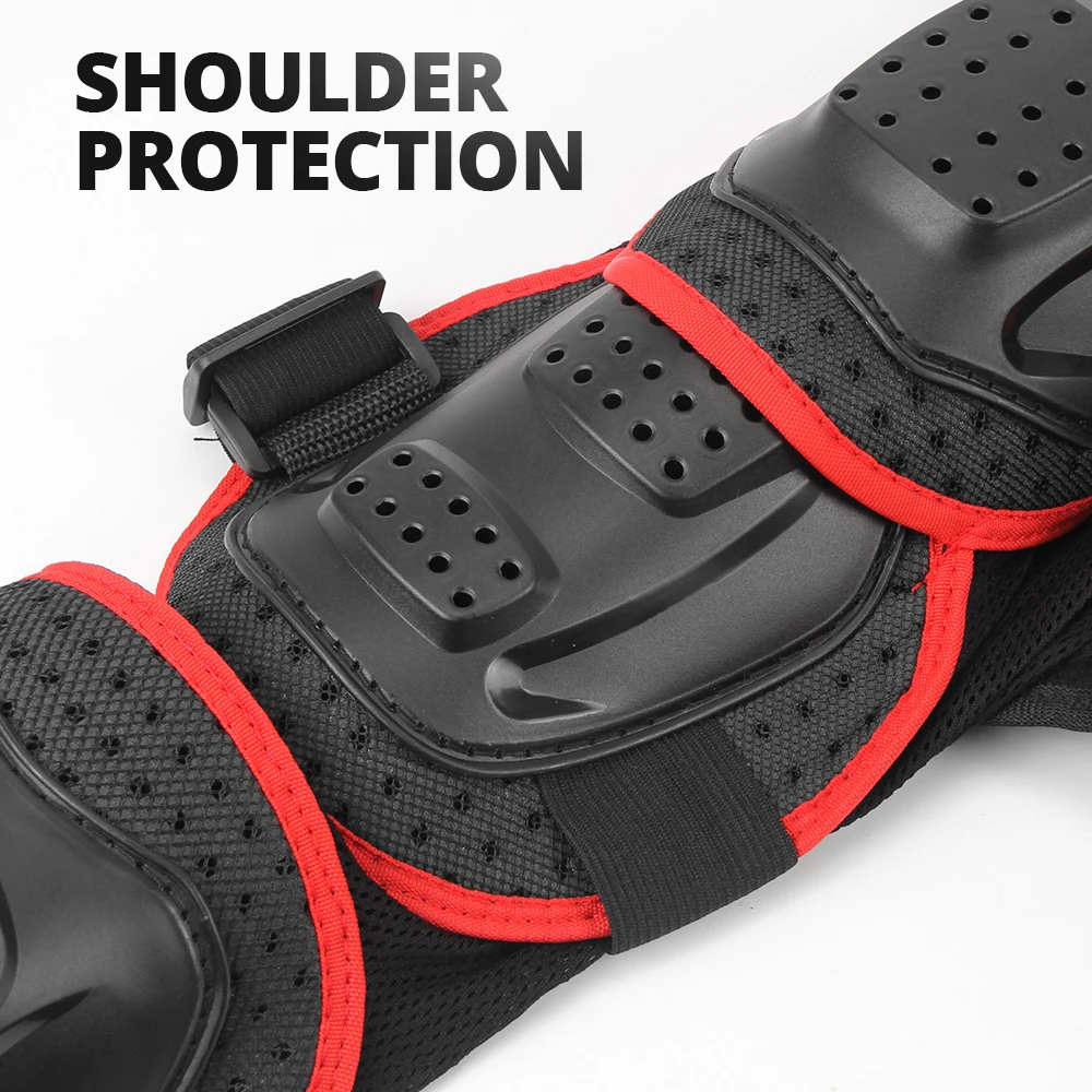 دراجة نارية درع مكافحة سقوط مقاومة للاهتراء دراجة نارية سترة الرجال درع للجسم موتو الظهر الصدر حامي موتوكروس معدات ركوب الخيل