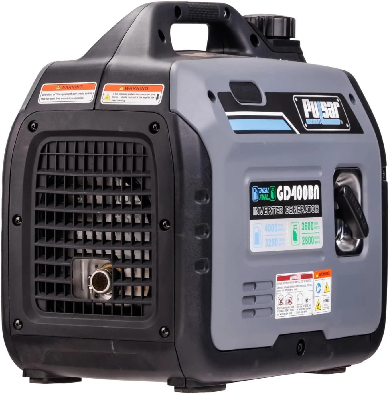 4000W Portable super-quiet Dual Fuel & Parallel Capability, RV-Ready, Compliant