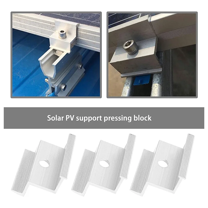AAAC-15Pcs Replacement Solar Panel Mount Solar Photovoltaic Mounts Accessories For Motorhomes Houses Boat