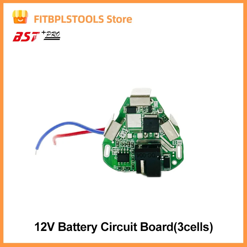 Herramientas Eléctricas 3S 12V CC, taladro de litio de mano, Placa de protección de batería de iones de litio, circuito BMS 18650, paquetes de 3 celdas, módulo PCB de 20A