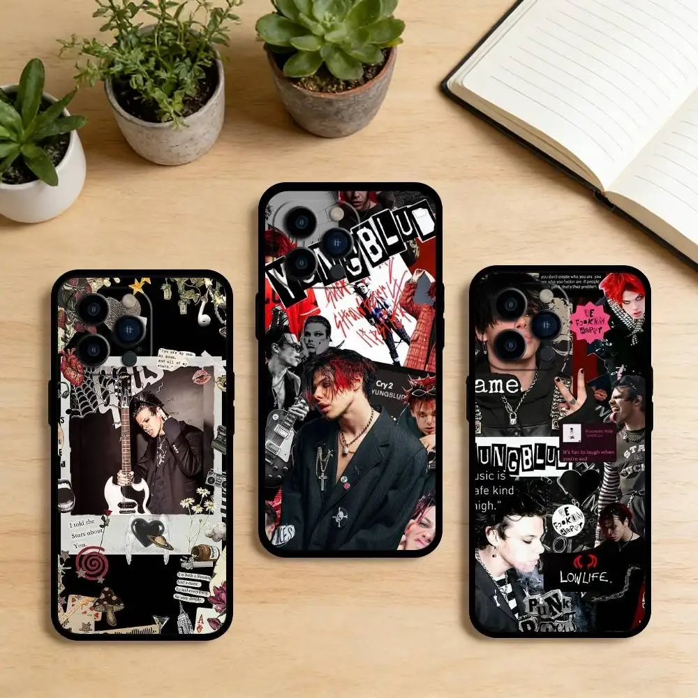 

AAA Yungblud Music Singer Phone Case For iPhone 17,16,15,14,13,12,11 Plus,Pro Max,XS,Soft Silicone Black Cover