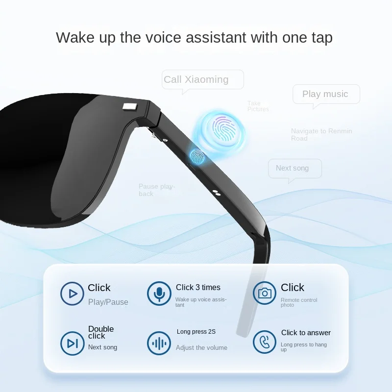 Smart Bluetooth Glasses G05 Multi-function Sunshade Sunglasses