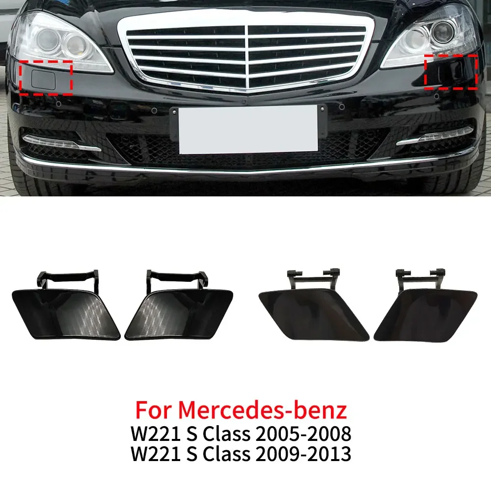 

For Mercedes W221 Car Front Bumper Headlight Washer Spray Nozzle Jet Cover Cap For Benz S Class 2005-2013 S300 S320 S350 S400