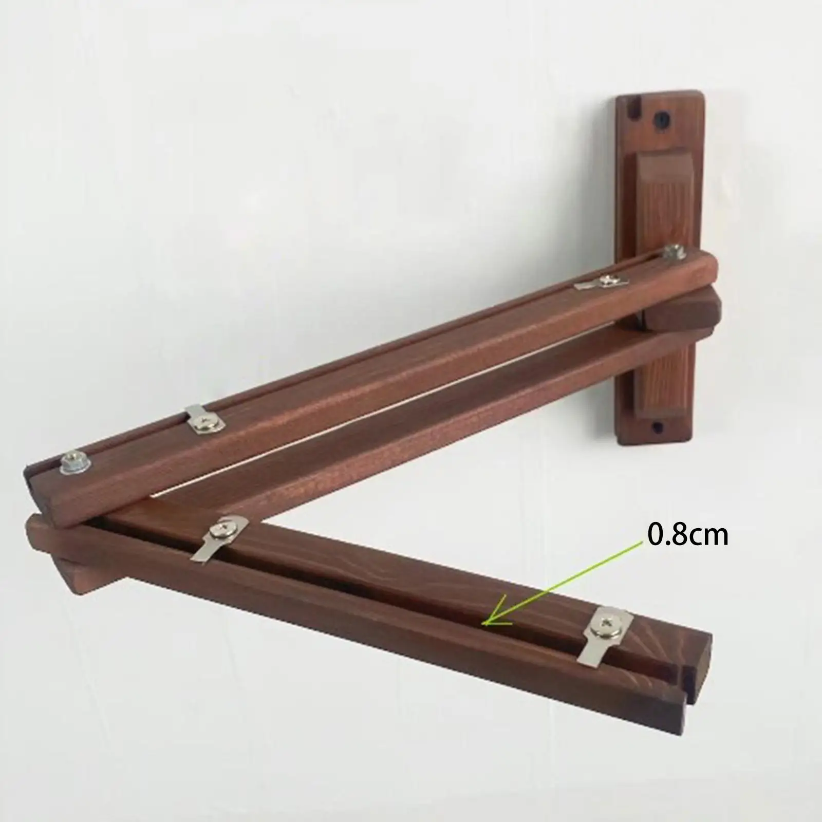 Wooden Wall Sconce Bracket Foldable Adjustable Wall Mounting Accessory for Room Decoration Bedroom Decor