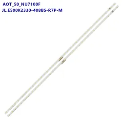 Bande de rétroéclairage LED pour Samsung, UN50NU7100, UE50NU7100, UE50NU7020, 50NU7100, UN50NU6900, UE50NU7090, UE50NU7092, UE50NU7400, UA50NU7800