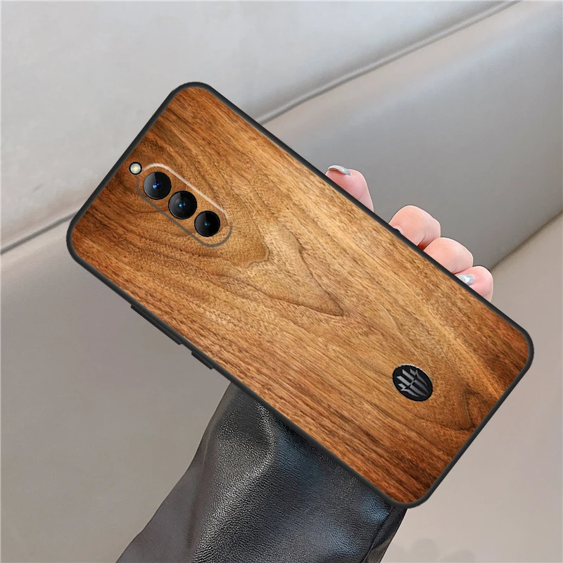 Oak Wood Texture Pattern Case For ZTE Nubia Red Magic 10 Air 5G 7 6S 7S Pro RedMagic 10 9 8 8S 9S 10S Pro Plus Cover - view 3