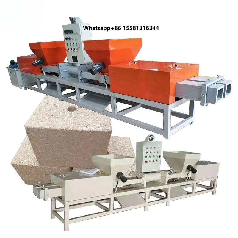 Automatic Sawdust Wood Log Press Compress Machine Wood Pallet Block Making Cutting Machine Price