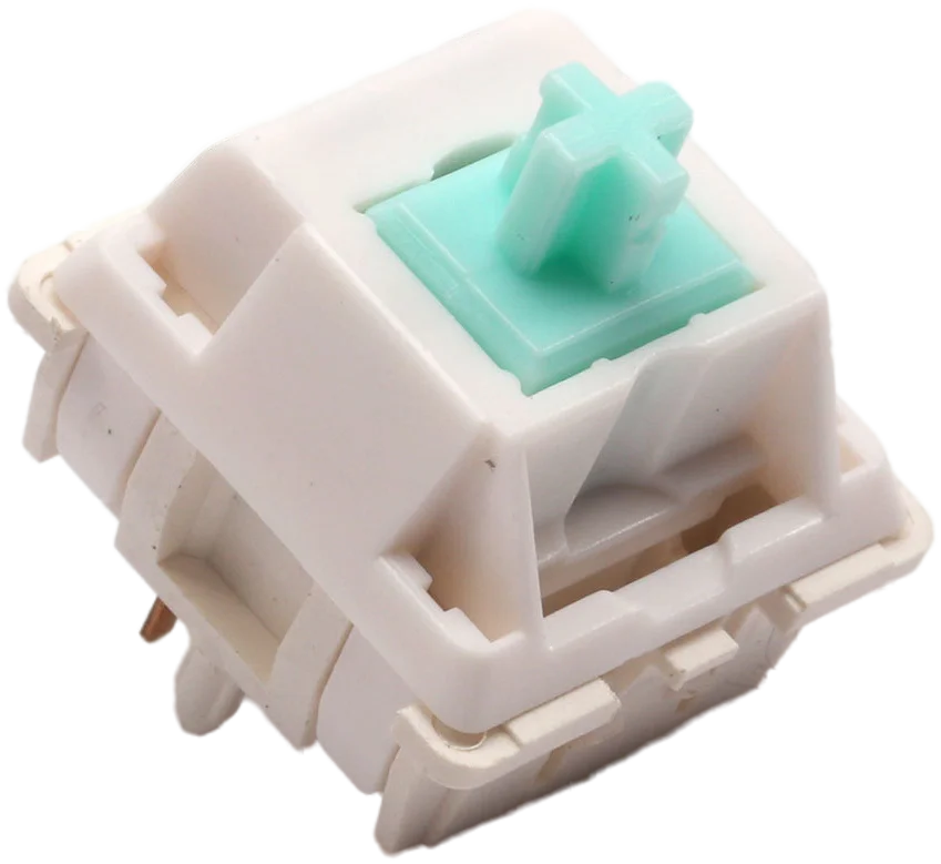 Imagem -06 - Switches Everglide para Teclado Mecânico Folha de Bambu Interruptor Tátil Faça Você Mesmo Pinos 43g