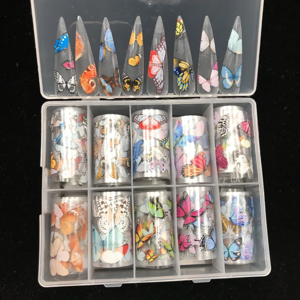Nuevas Láminas de Flores para Uñas para Papel de Transferencia Pegatinas Florales Adhesivas Envolturas de Uñas de Frutas DIY Decoración de Mármol de Agua para Uñas 4