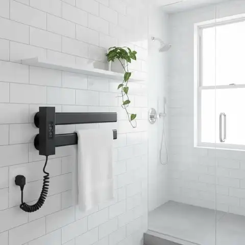 Smart Towel Heating Rack easy Installation Electric Towel Warmer Quick Dehumidifying Lavatory Heater