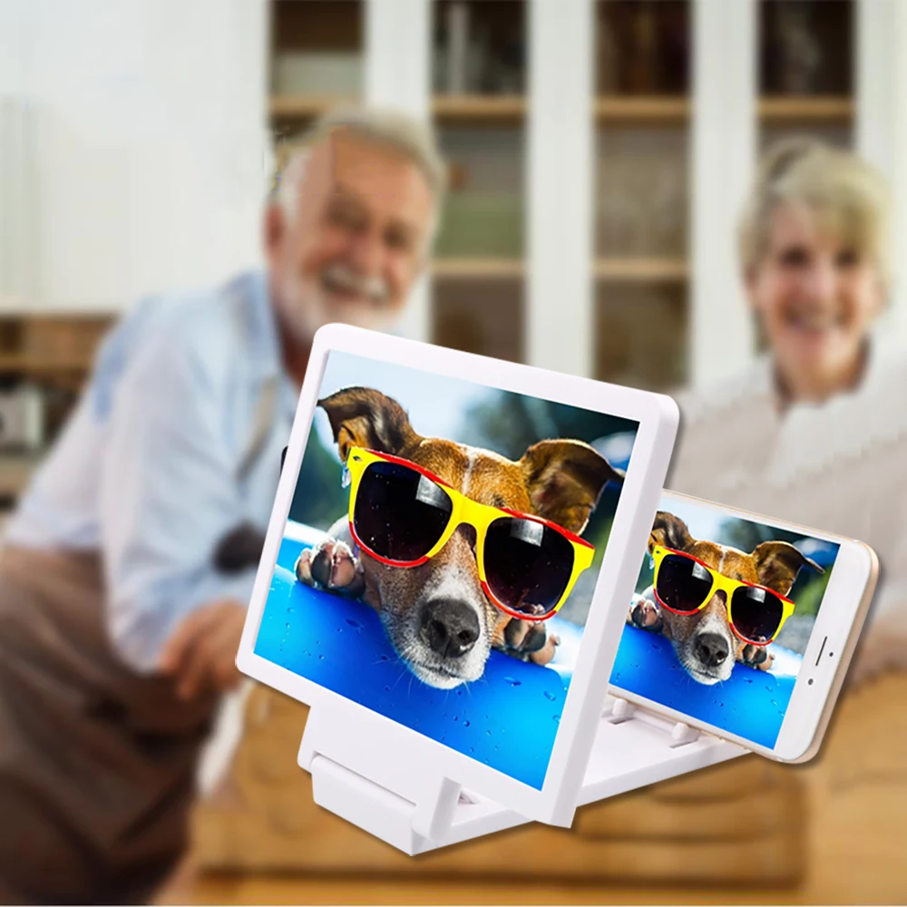 

Smartphone Screen Magnifier Foldable Amplifier Phone Stand Gift For Mom Dad Family Portable Universal Enlarger Movies Game Video