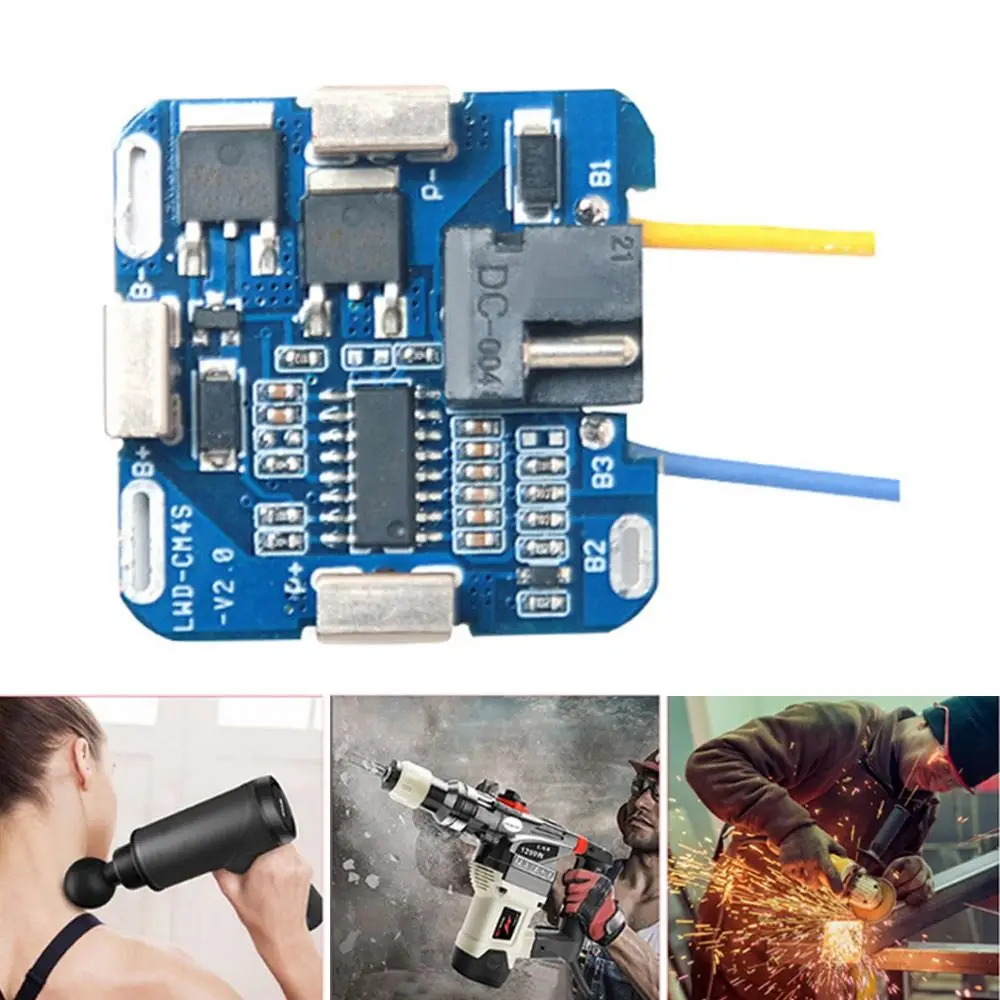 

New PCB Charging Drill Protection Board 4S MOS Circuit Board 16.8V Protection Battery Pack Charging Drill