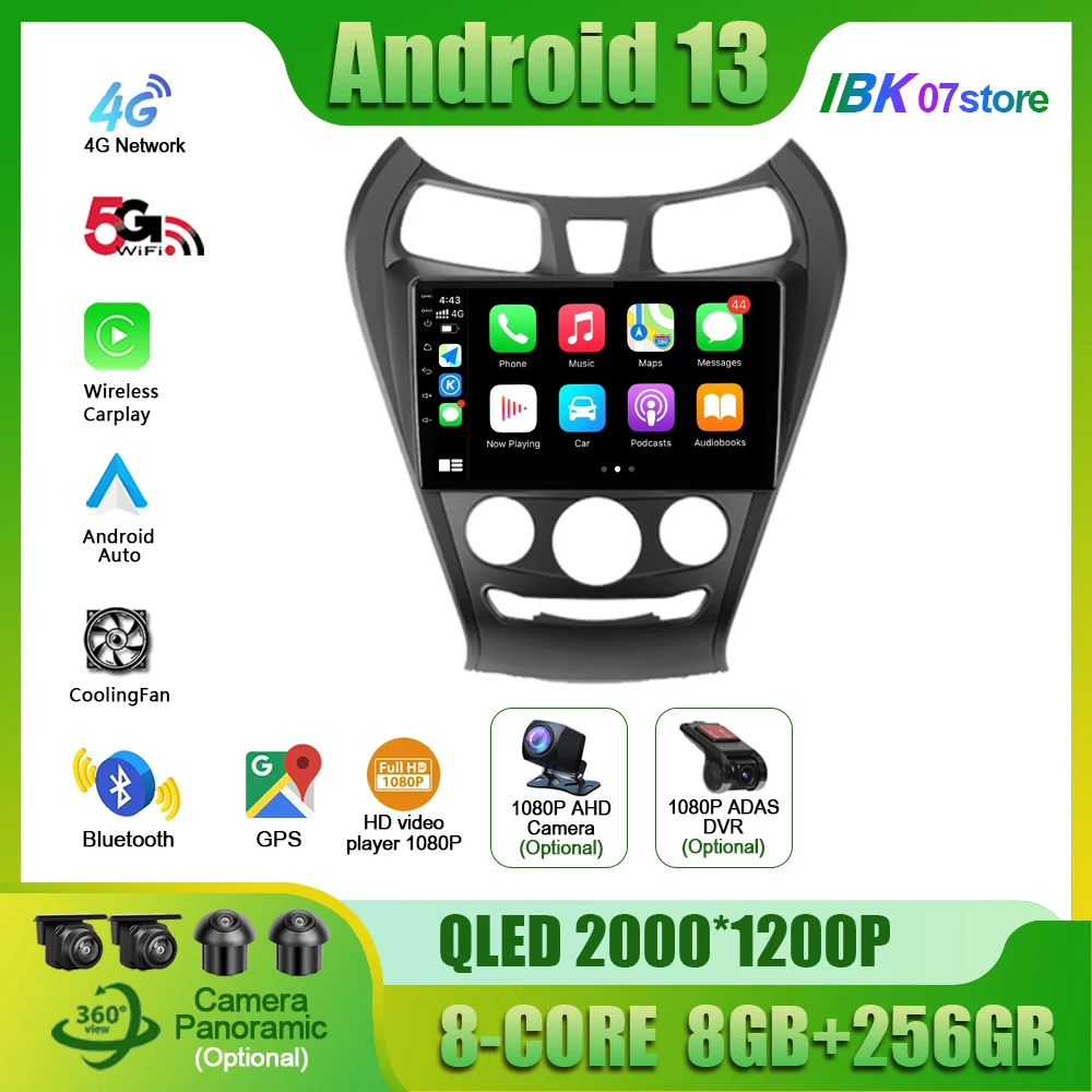 

Android 13 For Hyundai Eon 2012 - 2019 Car Radio Multimedia Video Player multimedia car android Navigation 4G GPS No 2 din dvd