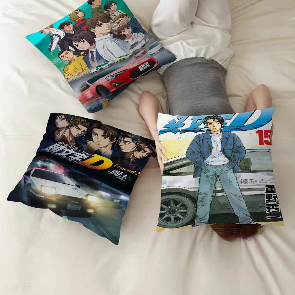 

Initial D Anime Pillowcase Toon Gift Cushion Cover Bedroom Home Sofa Chair Seat Decor Pillow Case