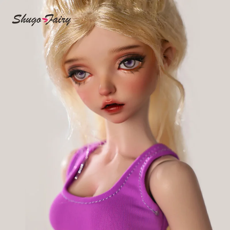 Sirin Bjd Doll 1/4 Minifee Yoga Sports Style European Face Shape Detachable Foot Resin Dolls Fullset for Girls Shugafairy