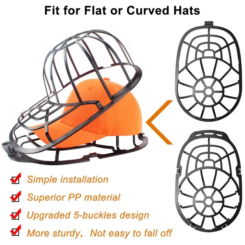 Estante de almacenamiento para gorras de béisbol, herramienta de secado rápido, fácil de usar, soporte para gorras, asistente de limpieza