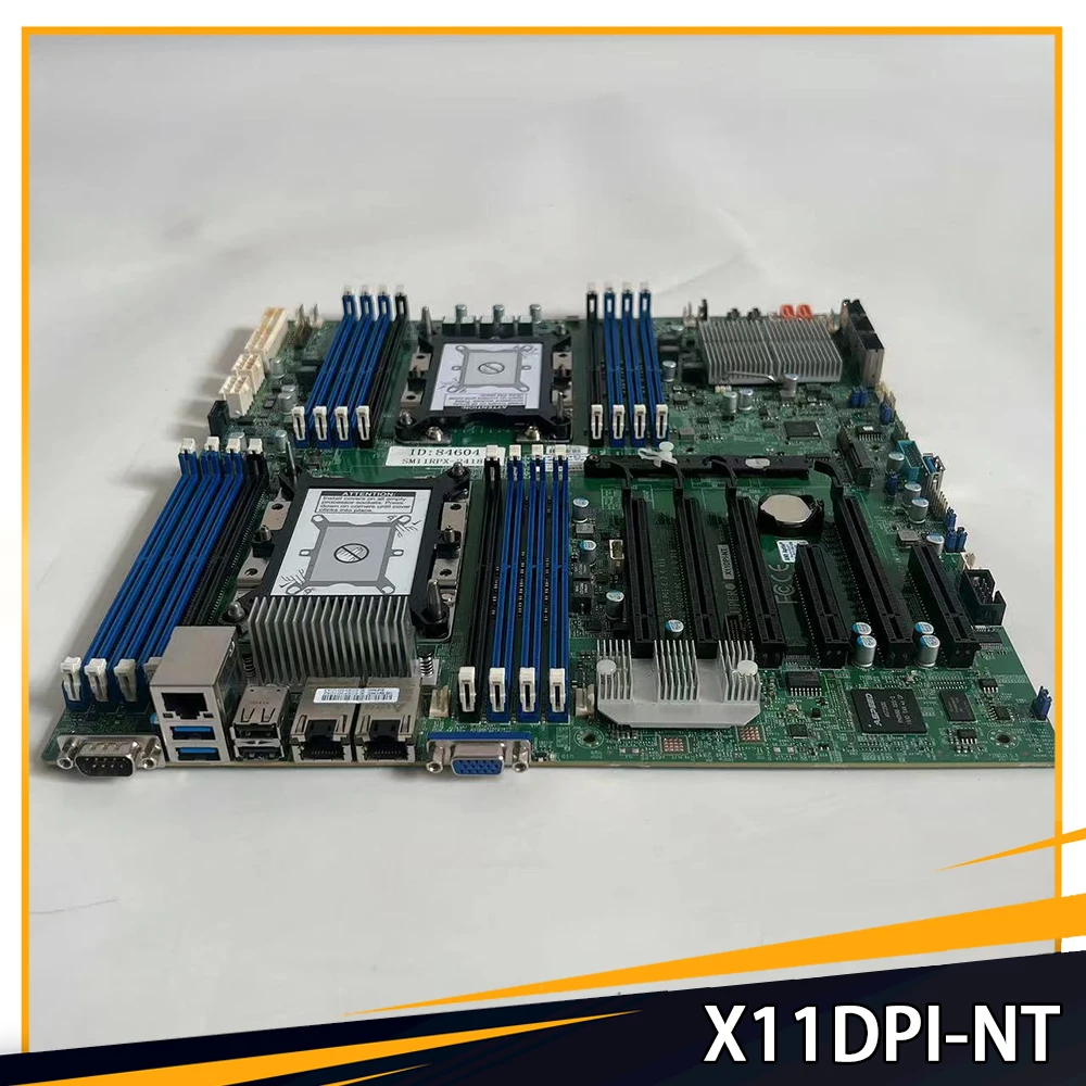 For Supermicro X11DPI-NT Dual-Socket Server Motherboard For Intel C622 LGA-3647 DDR4 PCI-E 3.0