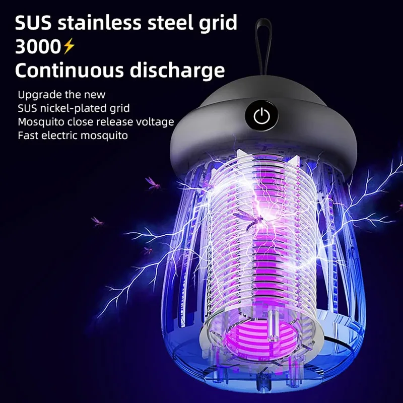 Waterproof Cordless LED Camping Light Dimmable Indoor Outdoor Portable Emergency Light for Home Travel Picnic Hiking Backpacking