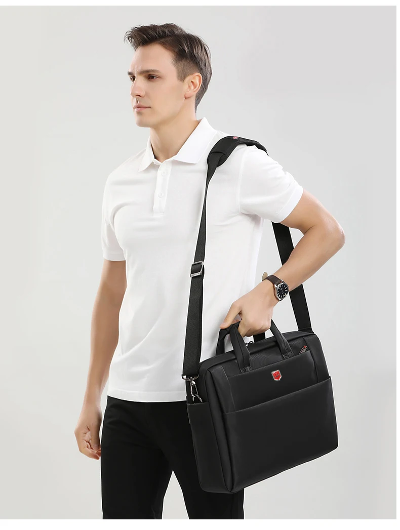 Waterproof Business Laptop Briefcase men Computers Handbags for Men Large Capacity Casual Travel Messenger Single Shoulder Bag