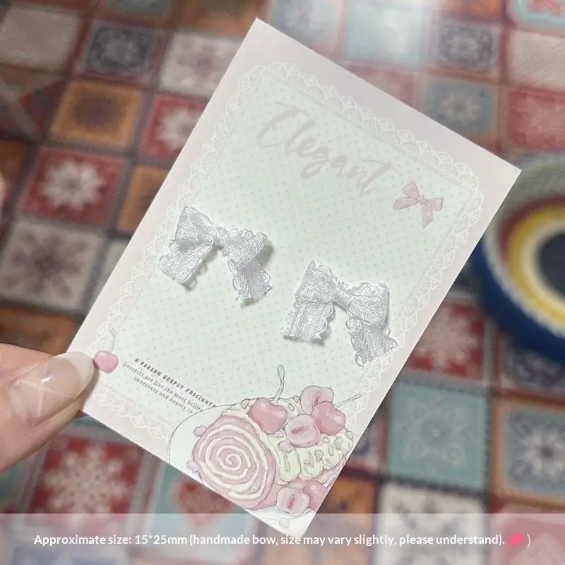 Kleine Punkte-Schleifen-Flachapplikationen, niedliche Harz-Dekorationsstücke für Schmuckherstellung, Scrapbooking, DIY-Partys und Bastelarbeiten – Detail 14