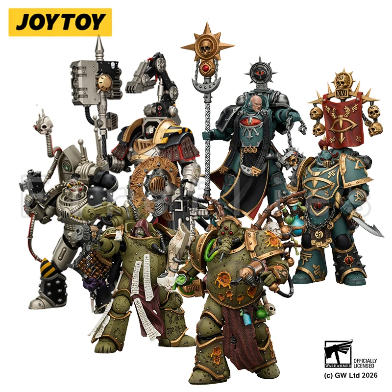 

[Pre-Order]1/18 JOYTOY Action Figure The Horus Heresy 40K Iron Warriors Perturabo Angron Daemon Primarch of Khorne Anime Model