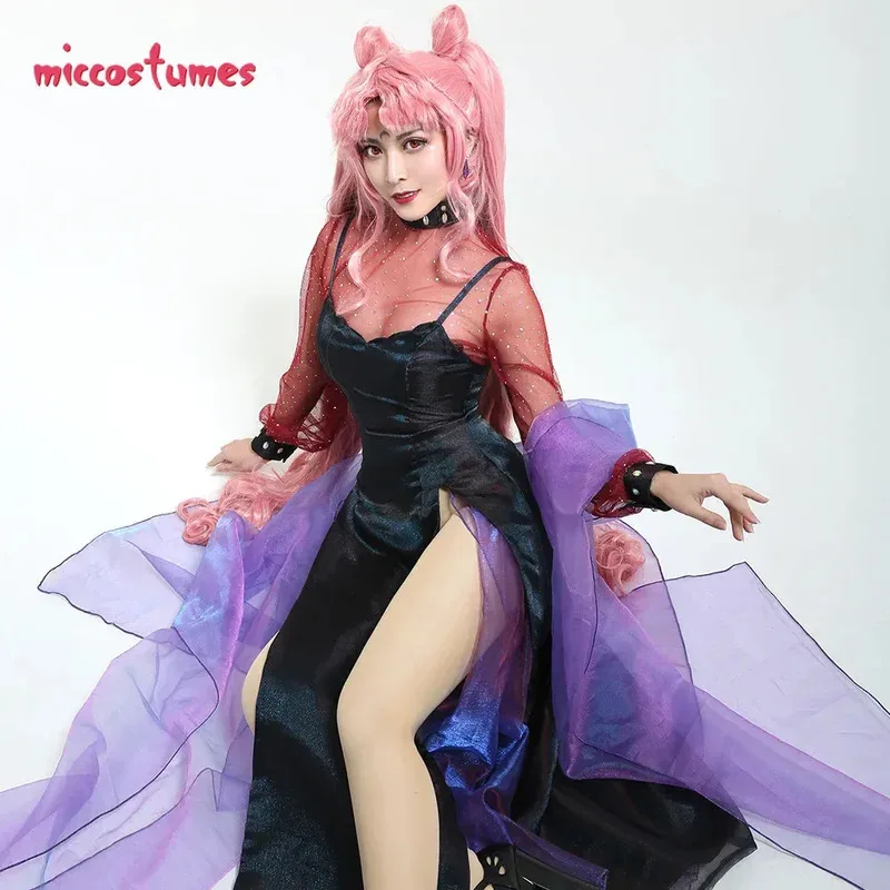 

The Gothic Black Lady Bunny Moon cosplay costume is suitable for Halloween anime exhibition parties and other events.
