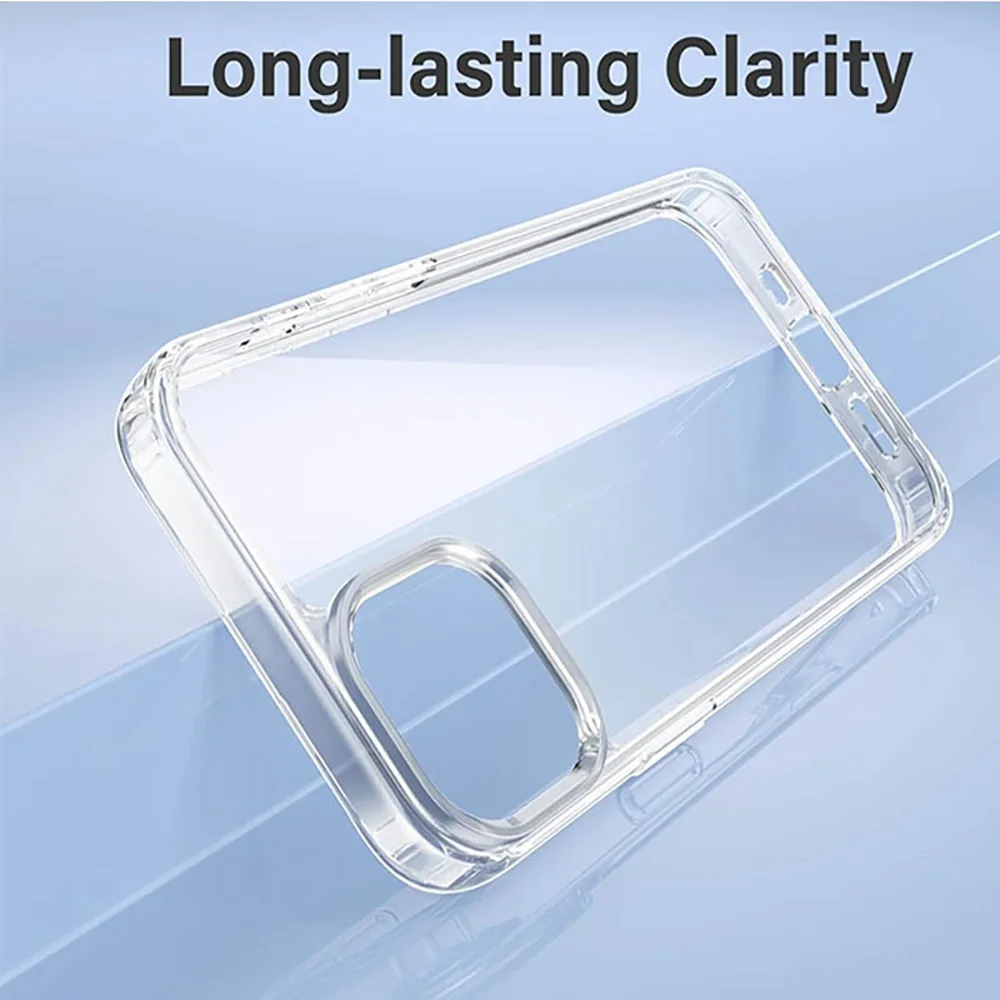 Luxuriöse Transparente Handyhüllen für iPhone 18 Pro Max 17 Pro Max 16 15 11 14 Plus 13 12 Mini 7 8 XS Max XR Hüllen Klare Rückabdeckung – Detail 8