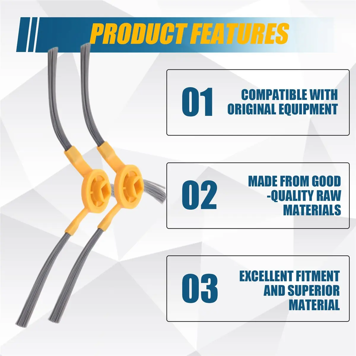 X10A Sweeper Replacement Side Brush Suitable for Proscenic 800T Robot Vacuum Cleaner Sweeper Side Brush Accessories