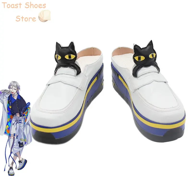 

Game Paradox Live Ryu Natsume Cosplay Shoes PU Leather Shoes Halloween Carnival Boots Prop Costume Prop