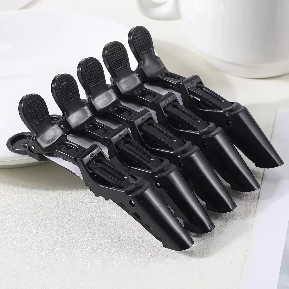 

5PCS Alligator Hair Clip Hairdressing Clamps Plastic Hair Claw Hairpins Barber Clips for Salon Styling Tools Hair Accessories