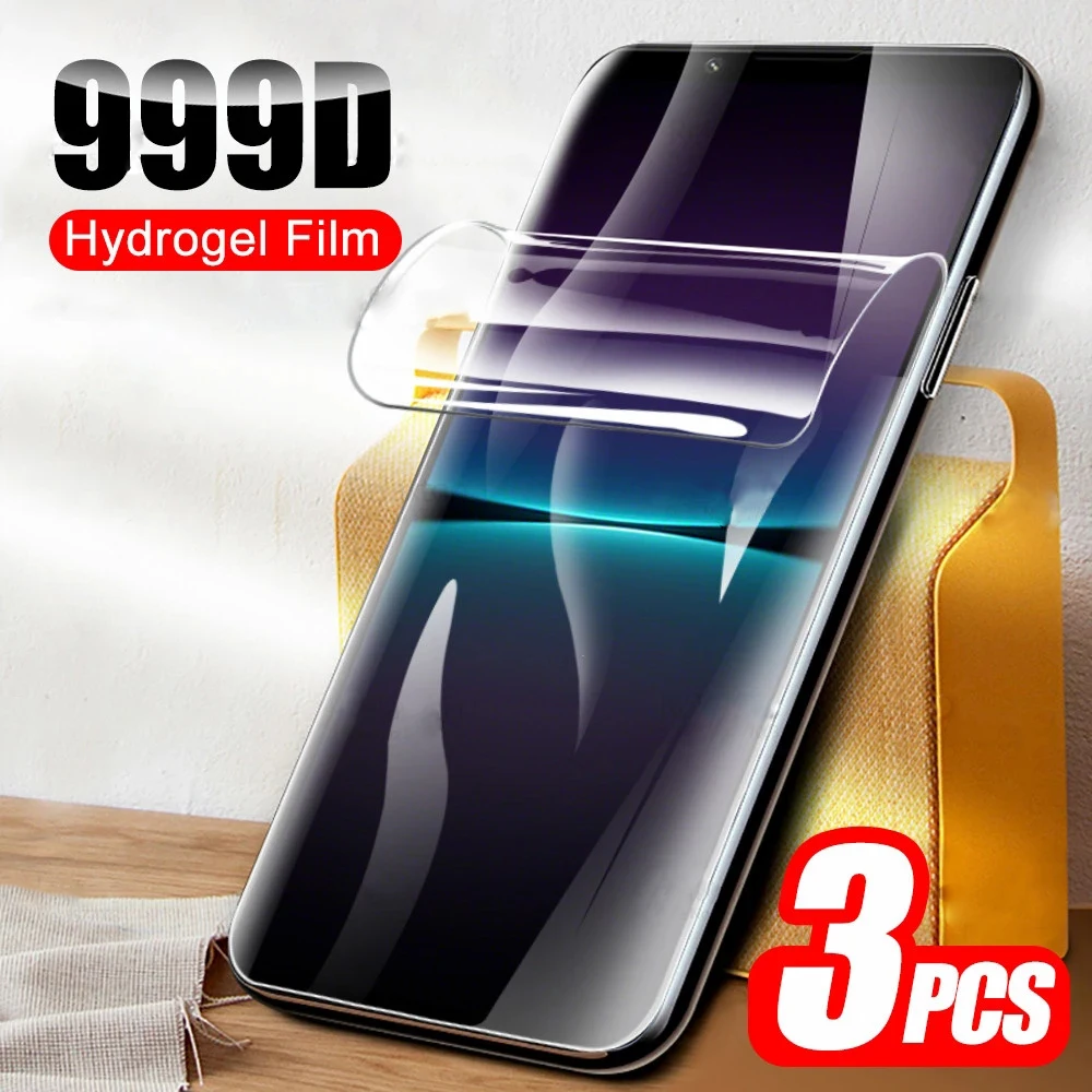 3Pcs Hydrogel Film For Ulefone Note 14 15 12 6T 10P Armor 21 X12 Pro X13 22 12S 17 Pro 16 X10 Pro Screen Protector Cover Film