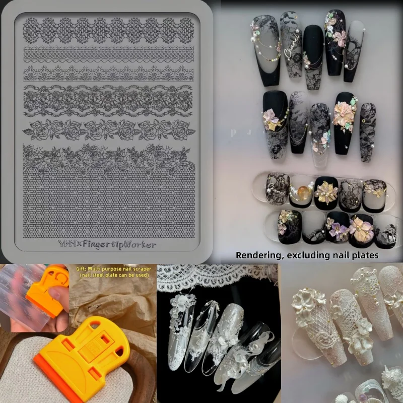 molde-de-silicone-criativo-para-arte-de-unhas-com-design-classico-e-versatil-de-borboleta-rosa-em-renda-tridimensional-para-estampagem-de-unhas